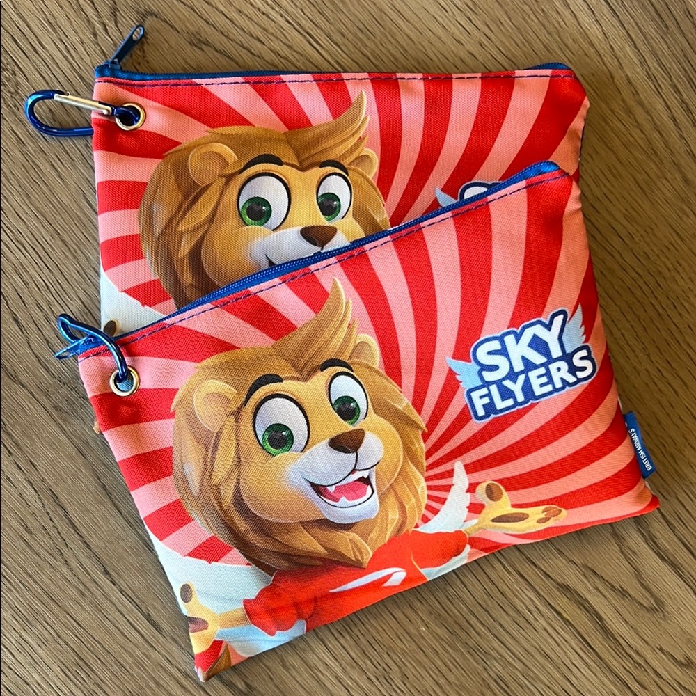 British Airways Sky Flyers Kids Pouches - 2 pieces